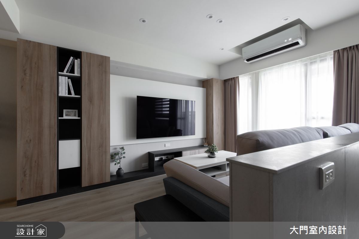 18坪＿北歐風客廳案例圖片＿大門室內裝修設計工程有限公司＿大門_諧之4