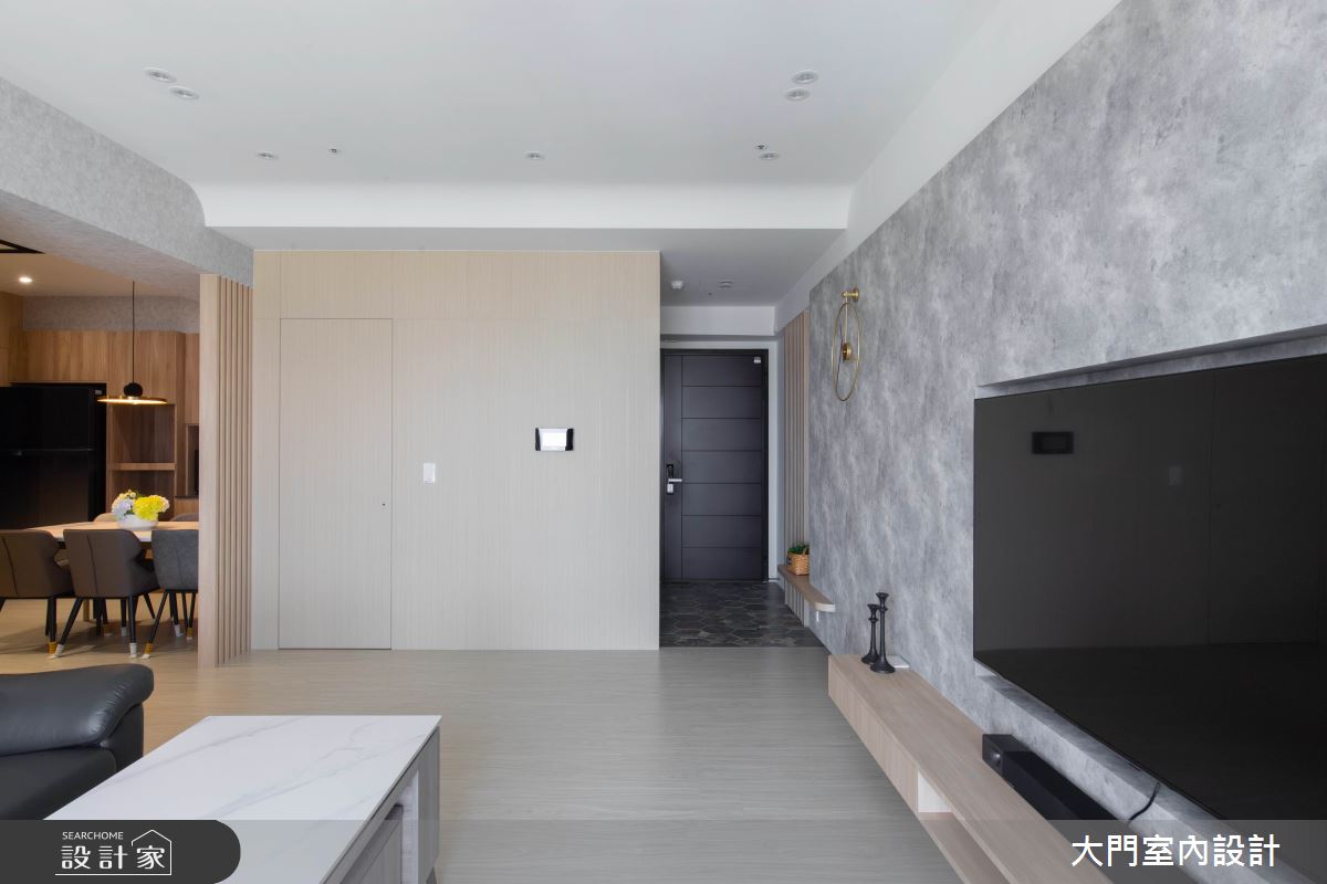 21坪新成屋(5年以下)＿日式無印風客廳案例圖片＿大門室內裝修設計工程有限公司＿大門_光之家之3
