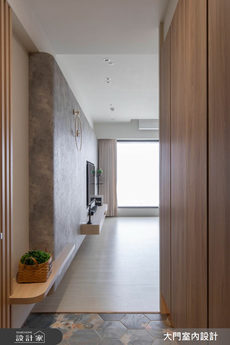 21坪新成屋(5年以下)＿日式無印風玄關案例圖片＿大門室內裝修設計工程有限公司＿大門_光之家之2
