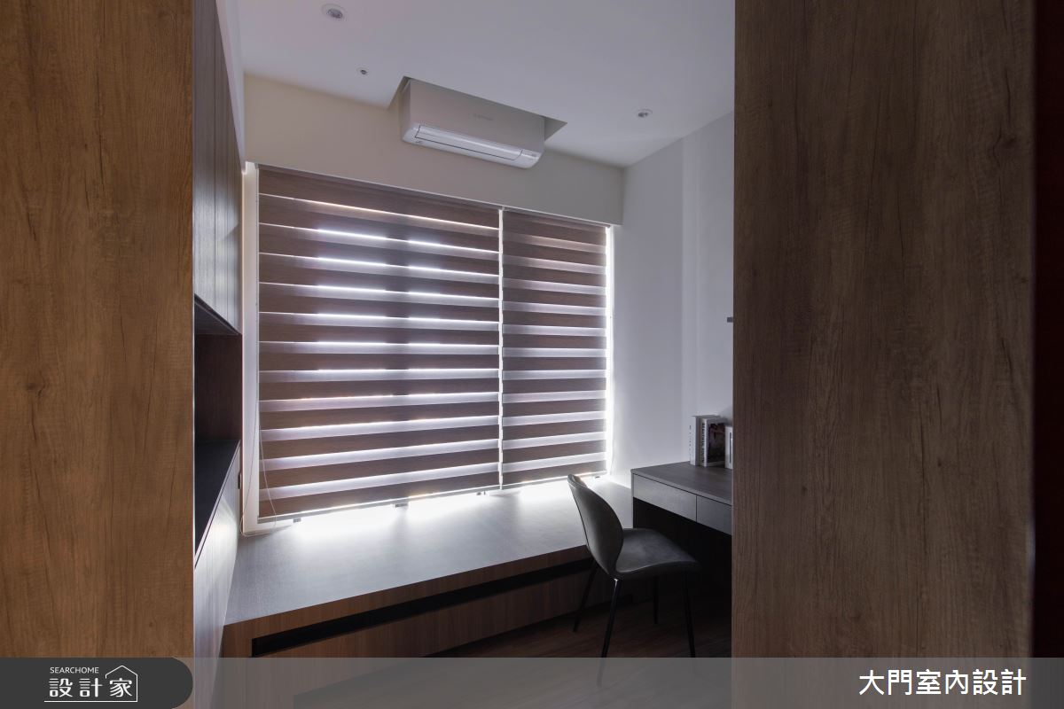 21坪新成屋(5年以下)＿日式無印風書房案例圖片＿大門室內裝修設計工程有限公司＿大門_光之家之11