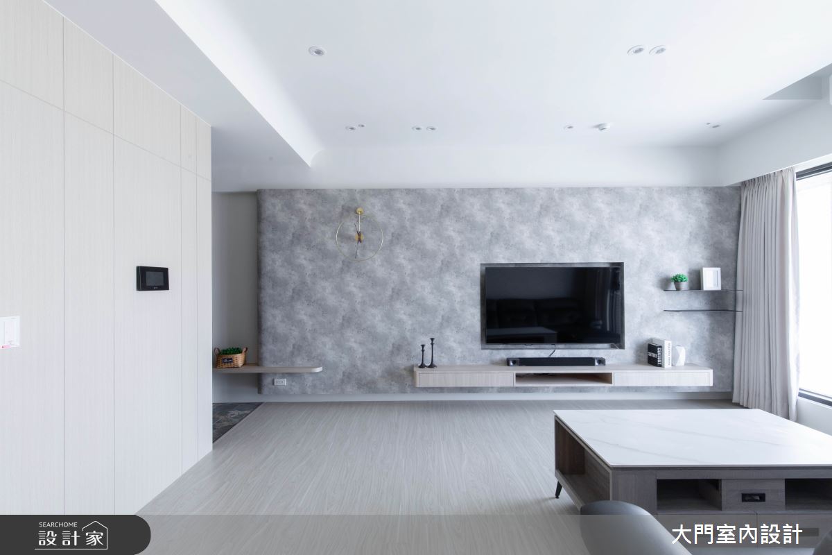 21坪新成屋(5年以下)＿日式無印風客廳案例圖片＿大門室內裝修設計工程有限公司＿大門_光之家之4