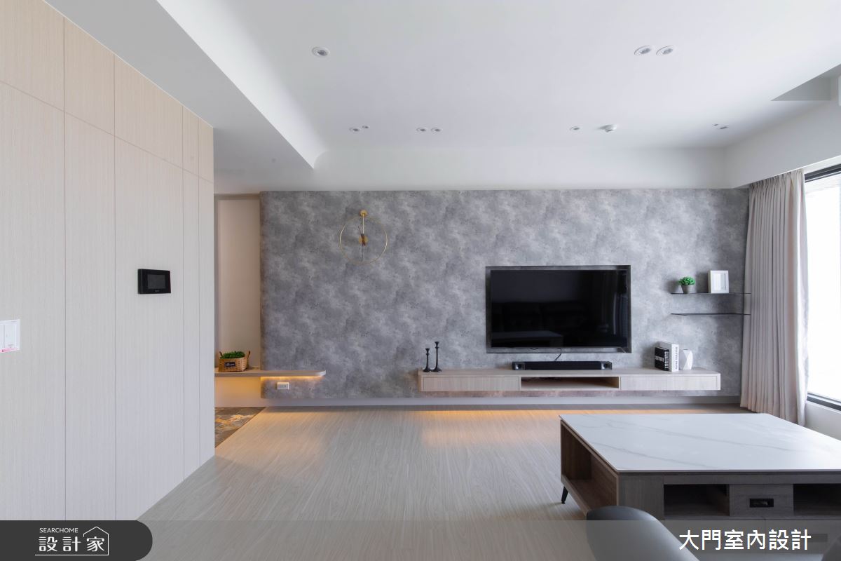 21坪新成屋(5年以下)＿日式無印風客廳案例圖片＿大門室內裝修設計工程有限公司＿大門_光之家之5