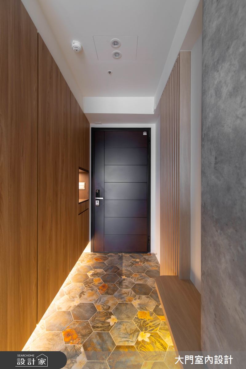 21坪新成屋(5年以下)＿日式無印風玄關案例圖片＿大門室內裝修設計工程有限公司＿大門_光之家之16