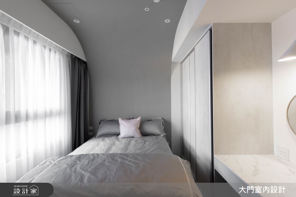 10坪新成屋(5年以下)＿日式無印風臥室案例圖片＿大門室內裝修設計工程有限公司＿大門_C之家之8