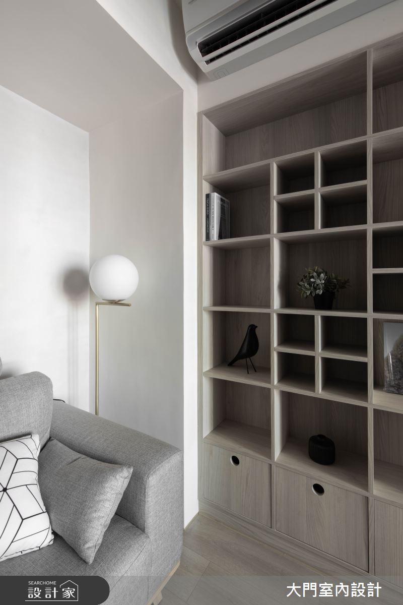 10坪新成屋(5年以下)＿日式無印風客廳案例圖片＿大門室內裝修設計工程有限公司＿大門_C之家之7