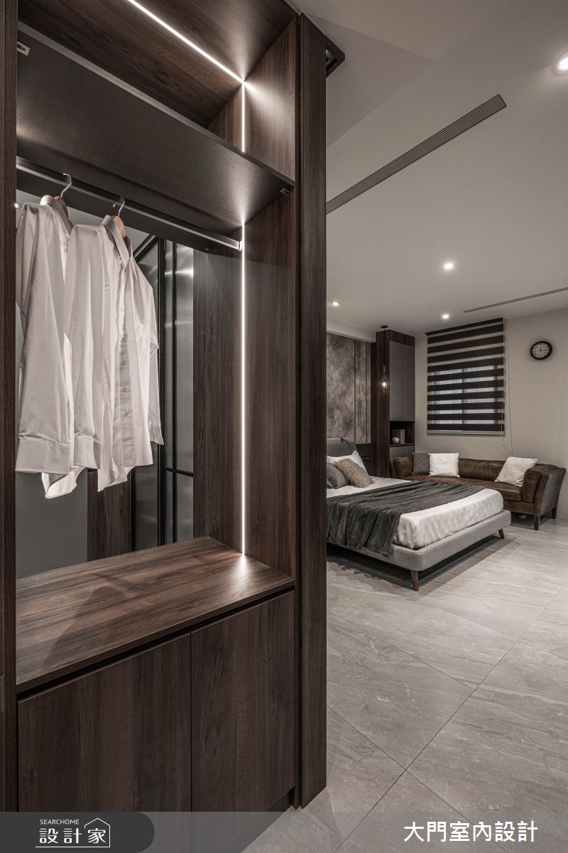 109坪新成屋(5年以下)＿現代風臥室案例圖片＿大門室內裝修設計工程有限公司＿大門_灼灼・金罍之14