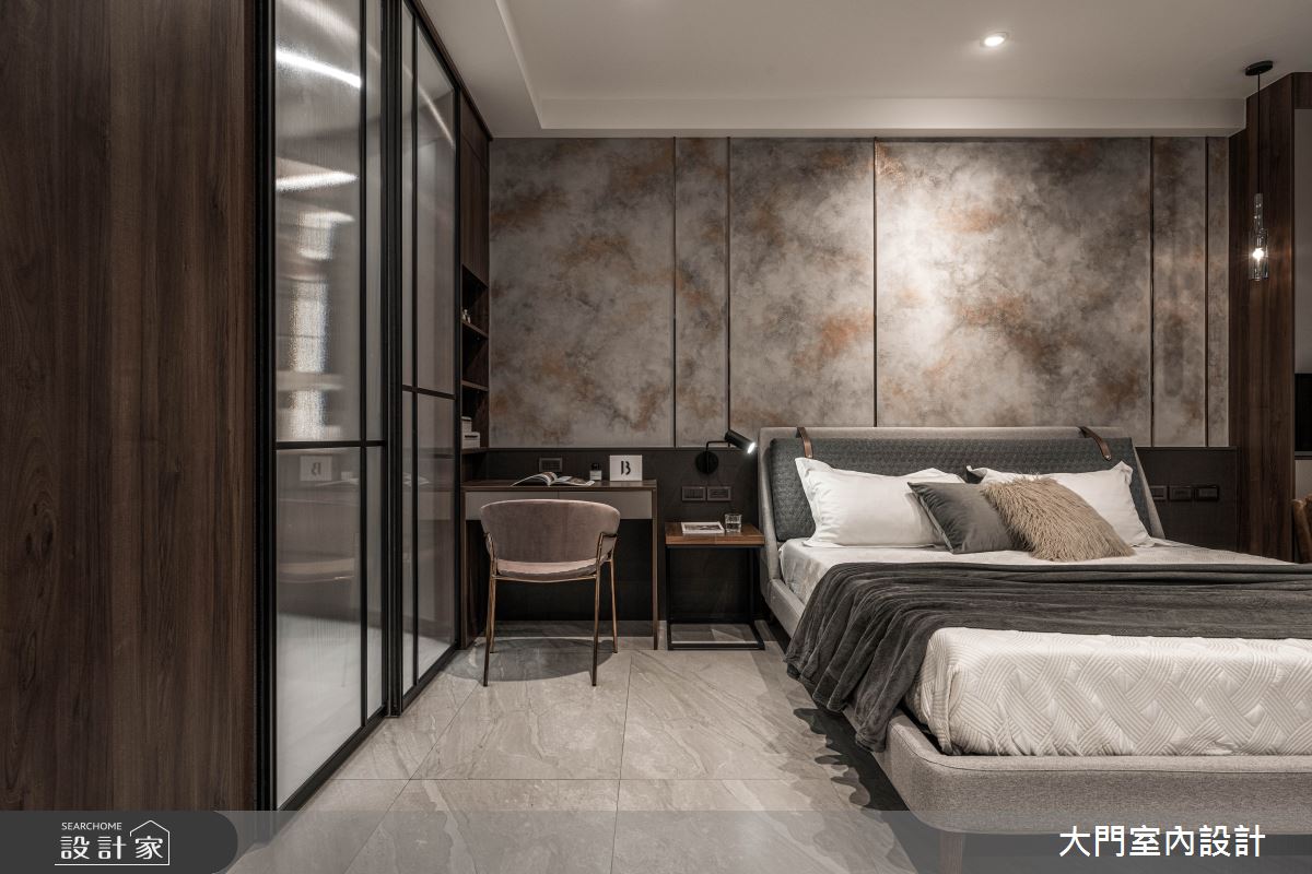 109坪新成屋(5年以下)＿現代風臥室案例圖片＿大門室內裝修設計工程有限公司＿大門_灼灼・金罍之15