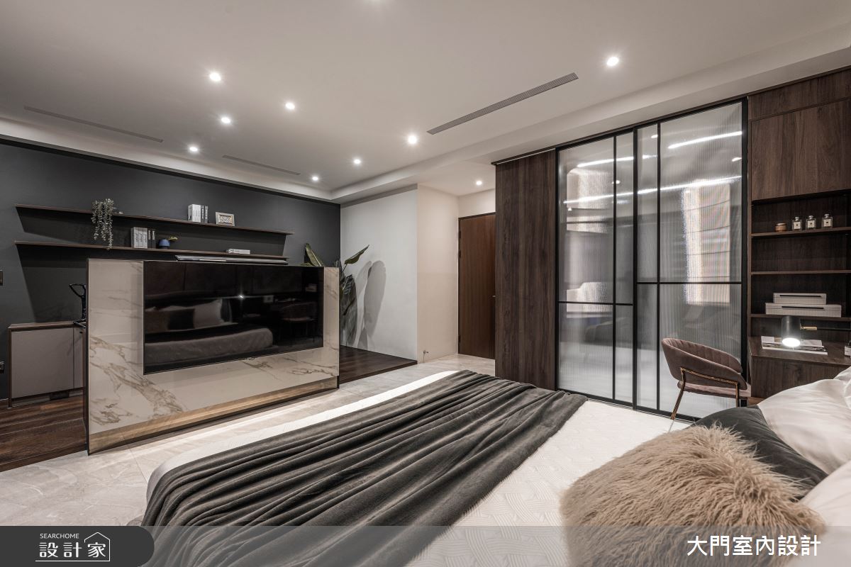 109坪新成屋(5年以下)＿現代風臥室案例圖片＿大門室內裝修設計工程有限公司＿大門_灼灼・金罍之17