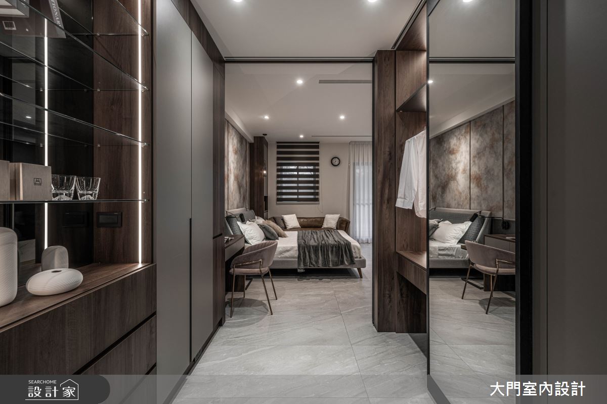 109坪新成屋(5年以下)＿現代風臥室更衣間案例圖片＿大門室內裝修設計工程有限公司＿大門_灼灼・金罍之21