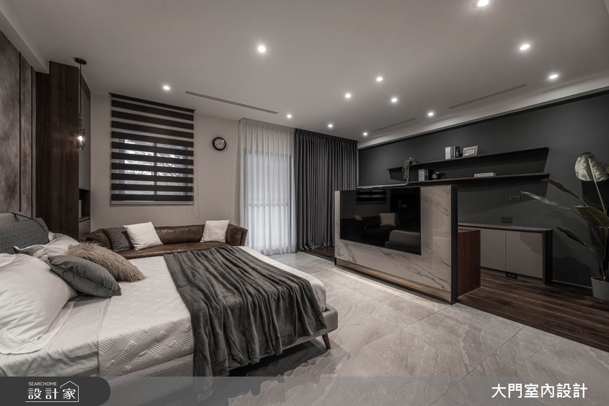 109坪新成屋(5年以下)＿現代風臥室案例圖片＿大門室內裝修設計工程有限公司＿大門_灼灼・金罍之18