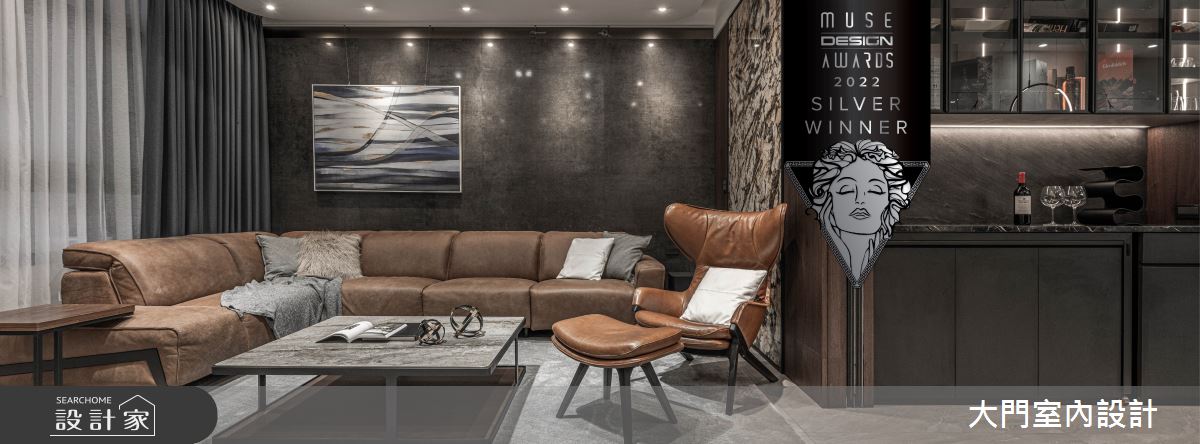 109坪新成屋(5年以下)＿現代風客廳案例圖片＿大門室內裝修設計工程有限公司＿大門_灼灼・金罍之3
