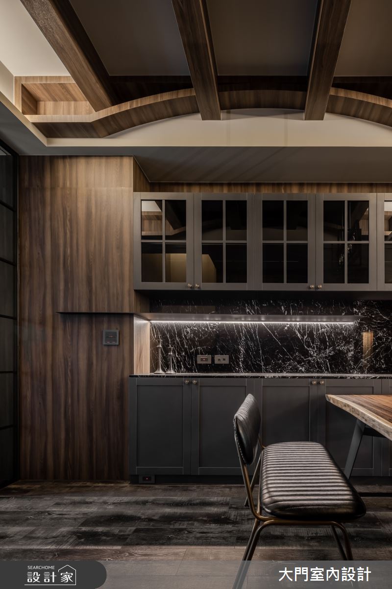 65坪新成屋(5年以下)＿美式風餐廳案例圖片＿大門室內裝修設計工程有限公司＿大門_安平H宅之11