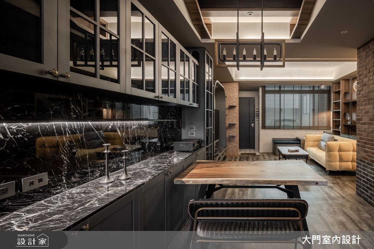 65坪新成屋(5年以下)＿美式風餐廳案例圖片＿大門室內裝修設計工程有限公司＿大門_安平H宅之9