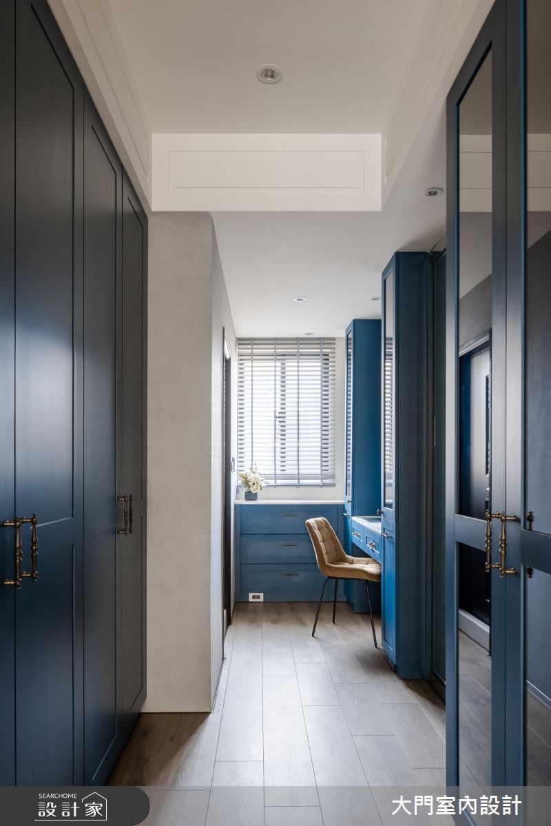 65坪新成屋(5年以下)＿美式風更衣間案例圖片＿大門室內裝修設計工程有限公司＿大門_安平H宅之13