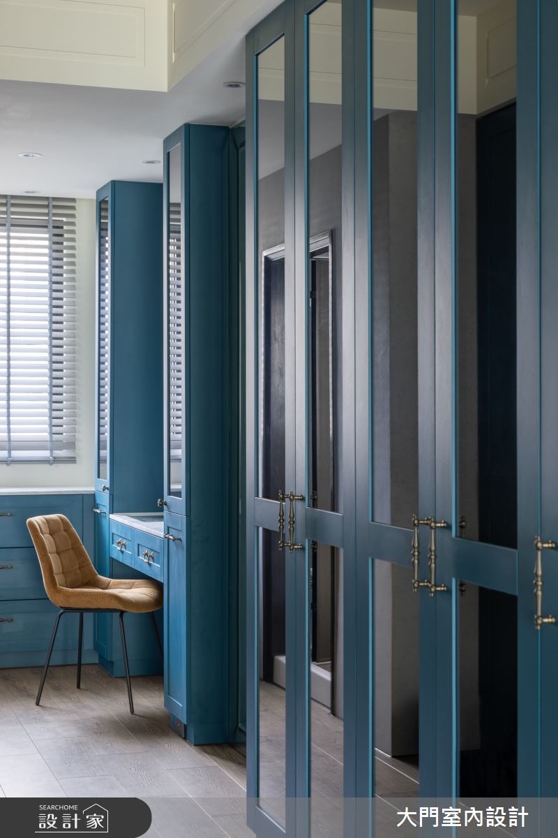 65坪新成屋(5年以下)＿美式風更衣間案例圖片＿大門室內裝修設計工程有限公司＿大門_安平H宅之14