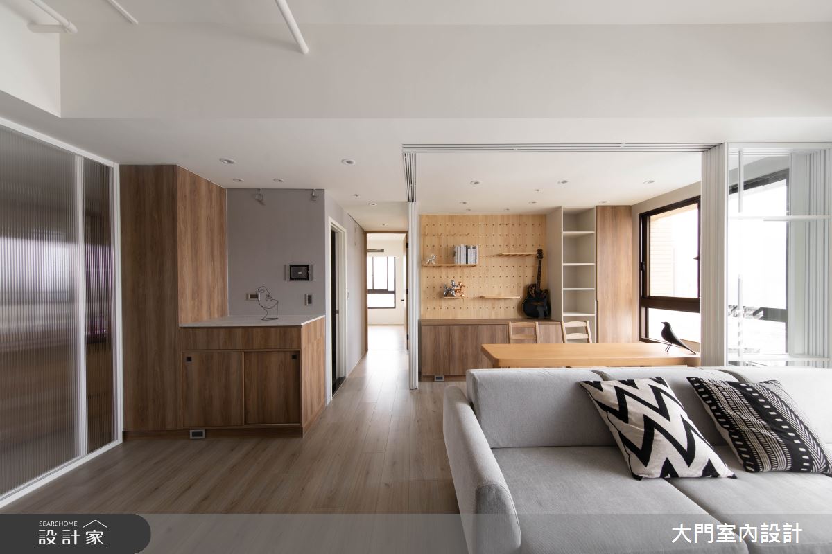 15坪新成屋(5年以下)＿日式無印風客廳案例圖片＿大門室內裝修設計工程有限公司＿大門_恬朗之5