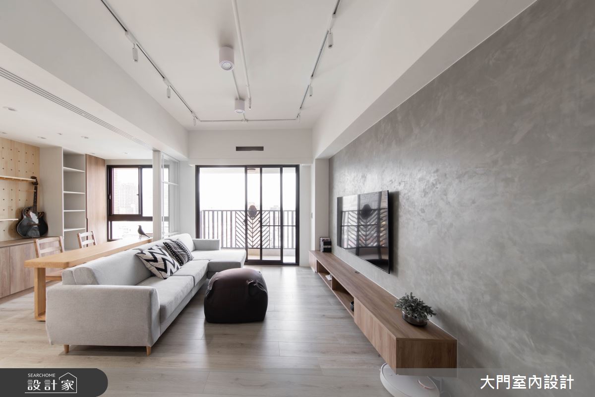 15坪新成屋(5年以下)＿日式無印風客廳案例圖片＿大門室內裝修設計工程有限公司＿大門_恬朗之3
