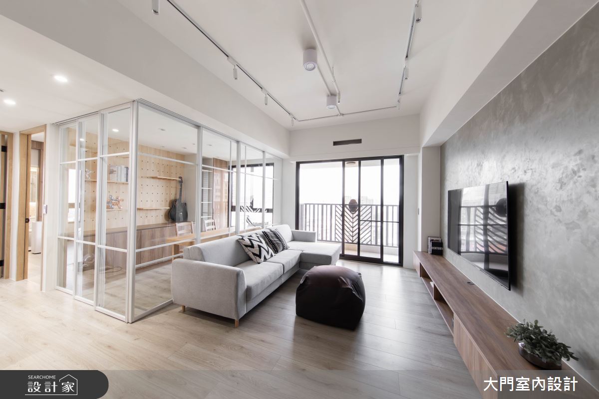 15坪新成屋(5年以下)＿日式無印風客廳案例圖片＿大門室內裝修設計工程有限公司＿大門_恬朗之10
