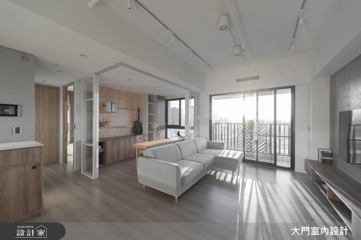 15坪新成屋(5年以下)＿日式無印風客廳書房案例圖片＿大門室內裝修設計工程有限公司＿大門_恬朗之9