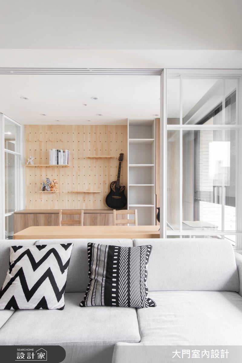 15坪新成屋(5年以下)＿日式無印風客廳案例圖片＿大門室內裝修設計工程有限公司＿大門_恬朗之11