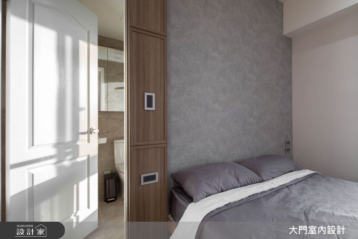 15坪新成屋(5年以下)＿日式無印風臥室案例圖片＿大門室內裝修設計工程有限公司＿大門_恬朗之15