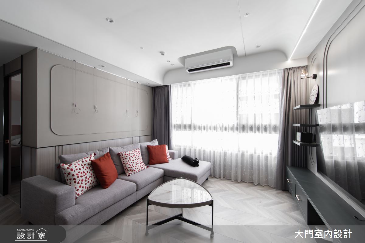 25坪新成屋(5年以下)＿美式風客廳案例圖片＿大門室內裝修設計工程有限公司＿大門_Olive Branch之4