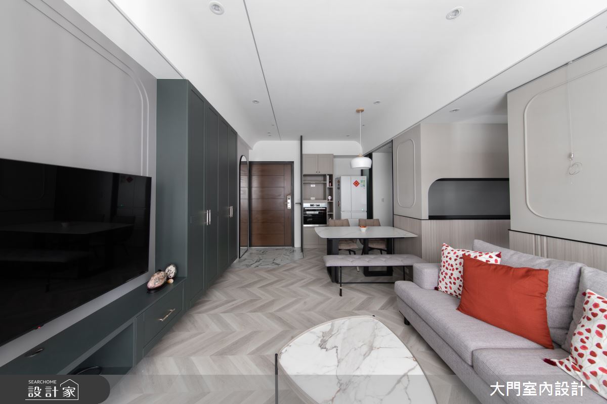 25坪新成屋(5年以下)＿美式風客廳案例圖片＿大門室內裝修設計工程有限公司＿大門_Olive Branch之7