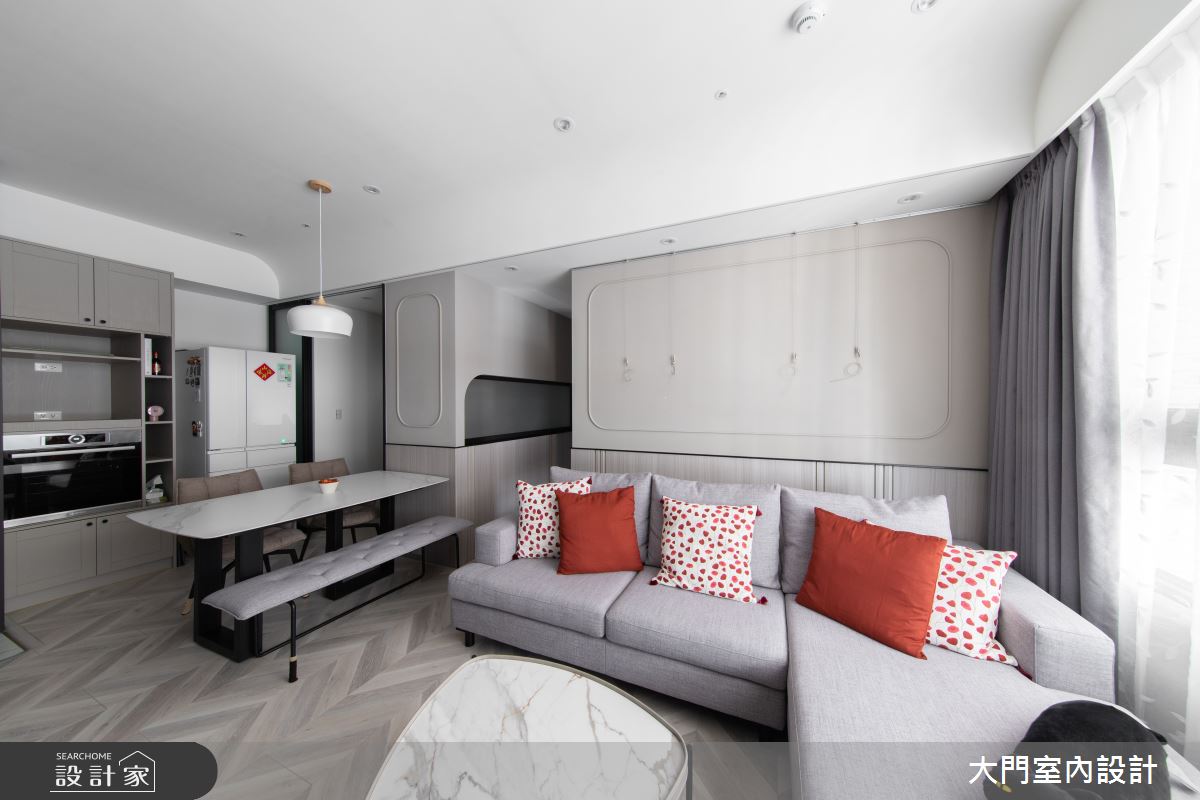 25坪新成屋(5年以下)＿美式風客廳案例圖片＿大門室內裝修設計工程有限公司＿大門_Olive Branch之8