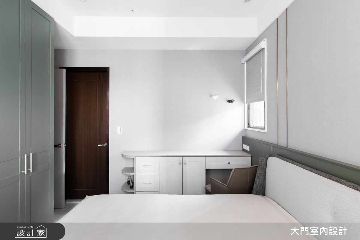 25坪新成屋(5年以下)＿美式風臥室案例圖片＿大門室內裝修設計工程有限公司＿大門_Olive Branch之14