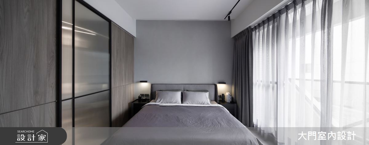 41坪新成屋(5年以下)＿現代風臥室案例圖片＿大門室內裝修設計工程有限公司＿大門_形體之5