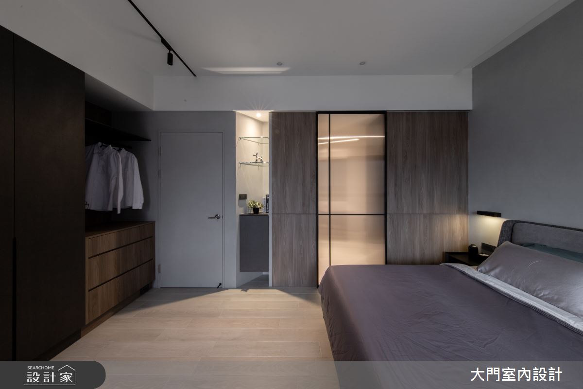 41坪新成屋(5年以下)＿現代風臥室案例圖片＿大門室內裝修設計工程有限公司＿大門_形體之6