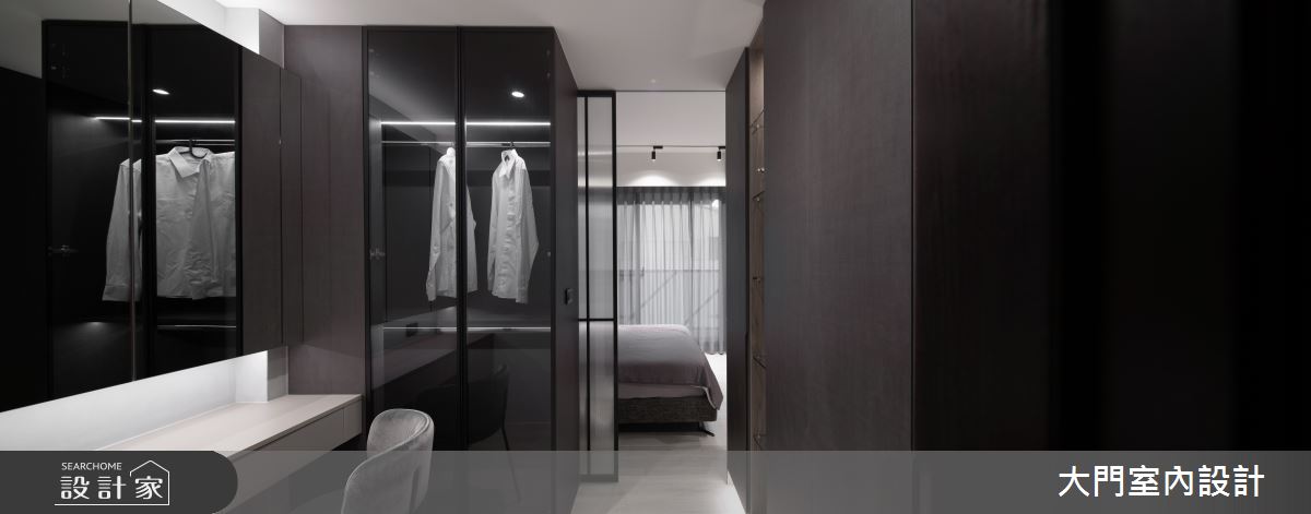 41坪新成屋(5年以下)＿現代風更衣間案例圖片＿大門室內裝修設計工程有限公司＿大門_形體之8