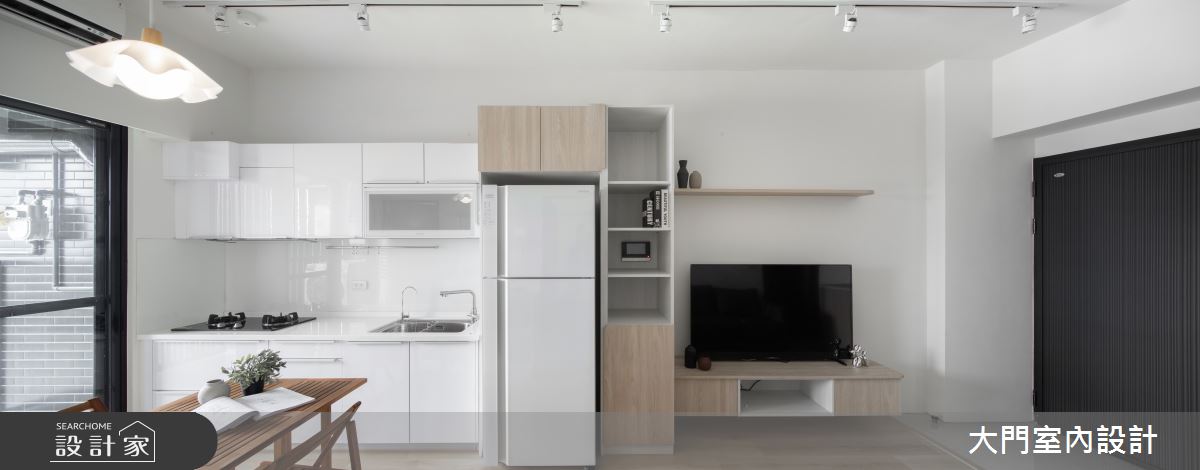 13坪新成屋(5年以下)＿日式無印風客廳餐廳廚房案例圖片＿大門室內裝修設計工程有限公司＿大門_夏露之4