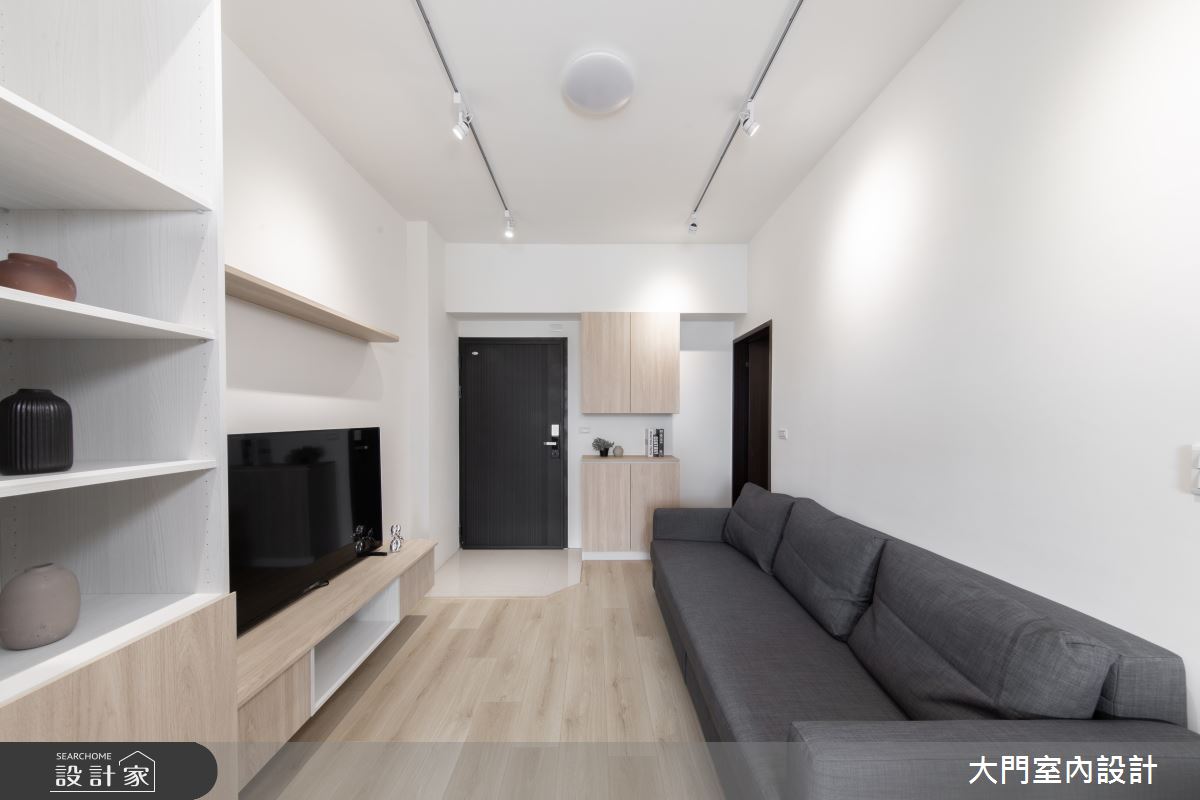 13坪新成屋(5年以下)＿日式無印風玄關客廳案例圖片＿大門室內裝修設計工程有限公司＿大門_夏露之3