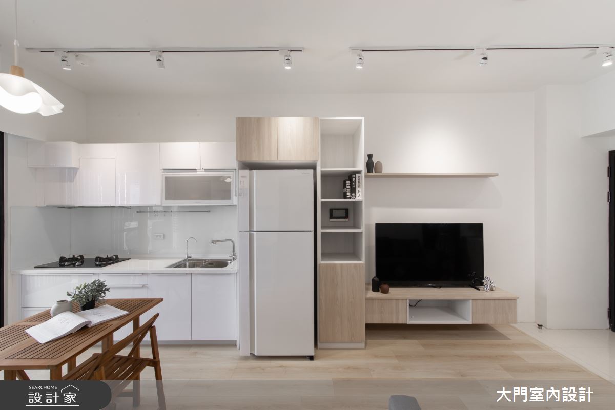 13坪新成屋(5年以下)＿日式無印風客廳餐廳廚房案例圖片＿大門室內裝修設計工程有限公司＿大門_夏露之5