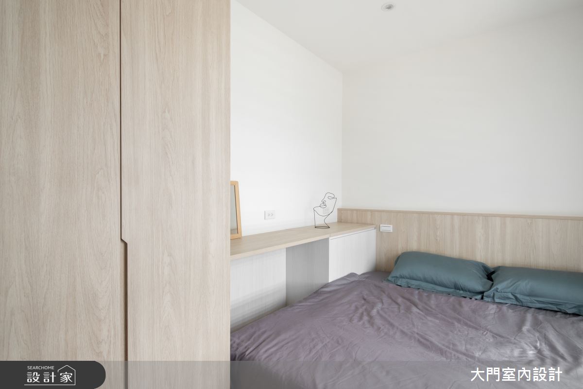 13坪新成屋(5年以下)＿日式無印風臥室案例圖片＿大門室內裝修設計工程有限公司＿大門_夏露之12
