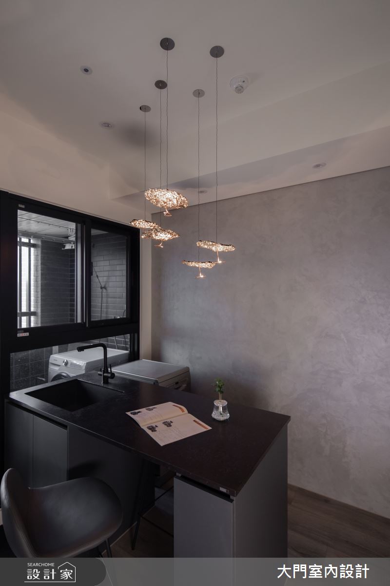 14坪新成屋(5年以下)＿現代風餐廳案例圖片＿大門室內裝修設計工程有限公司＿大門_日暈之7