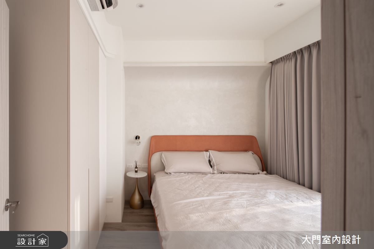 14坪新成屋(5年以下)＿現代風臥室案例圖片＿大門室內裝修設計工程有限公司＿大門_日暈之14