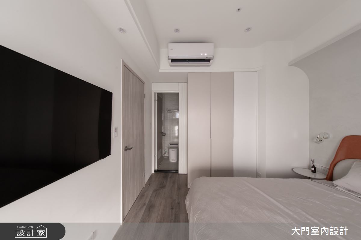 14坪新成屋(5年以下)＿現代風臥室案例圖片＿大門室內裝修設計工程有限公司＿大門_日暈之16