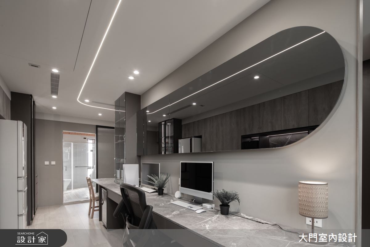 16坪中古屋(5~15年)＿現代風書房工作區案例圖片＿大門室內裝修設計工程有限公司＿大門_睦凝・瓦茲之8