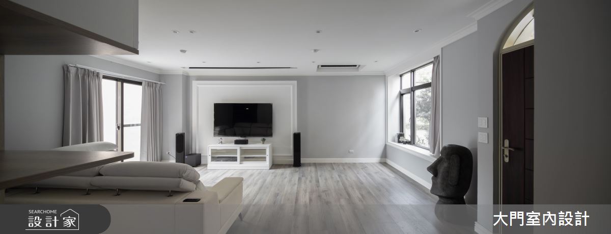 30坪中古屋(5~15年)＿美式風客廳案例圖片＿大門室內裝修設計工程有限公司＿大門_羅南之3