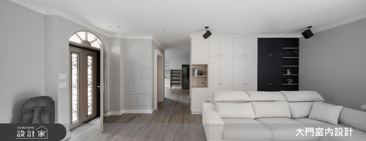 30坪中古屋(5~15年)＿美式風客廳案例圖片＿大門室內裝修設計工程有限公司＿大門_羅南之2