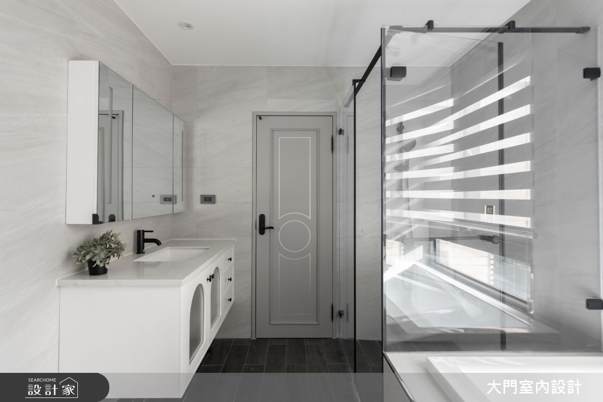 30坪中古屋(5~15年)＿美式風浴室案例圖片＿大門室內裝修設計工程有限公司＿大門_羅南之17