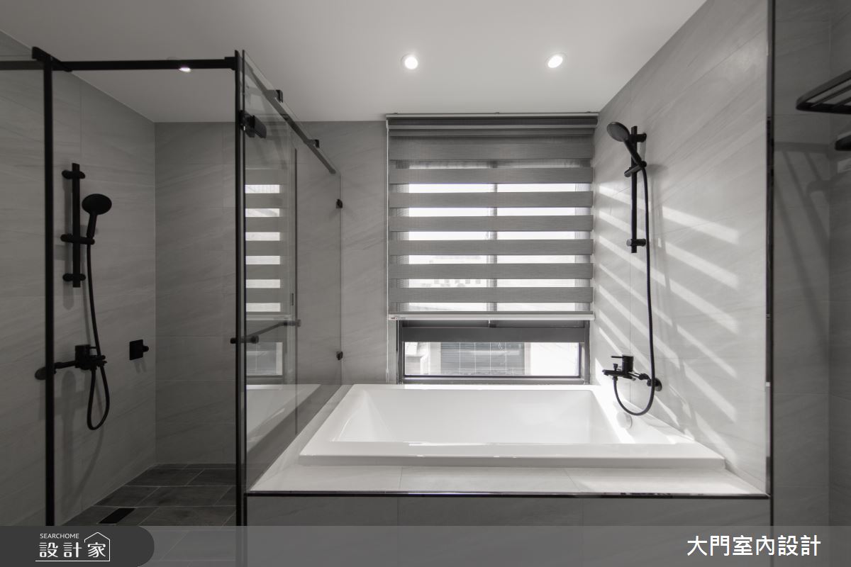 30坪中古屋(5~15年)＿美式風浴室案例圖片＿大門室內裝修設計工程有限公司＿大門_羅南之18