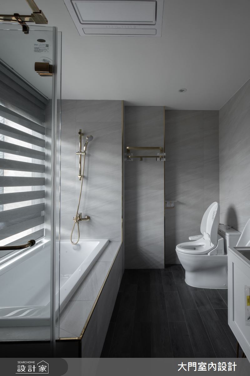 30坪中古屋(5~15年)＿美式風浴室案例圖片＿大門室內裝修設計工程有限公司＿大門_羅南之19
