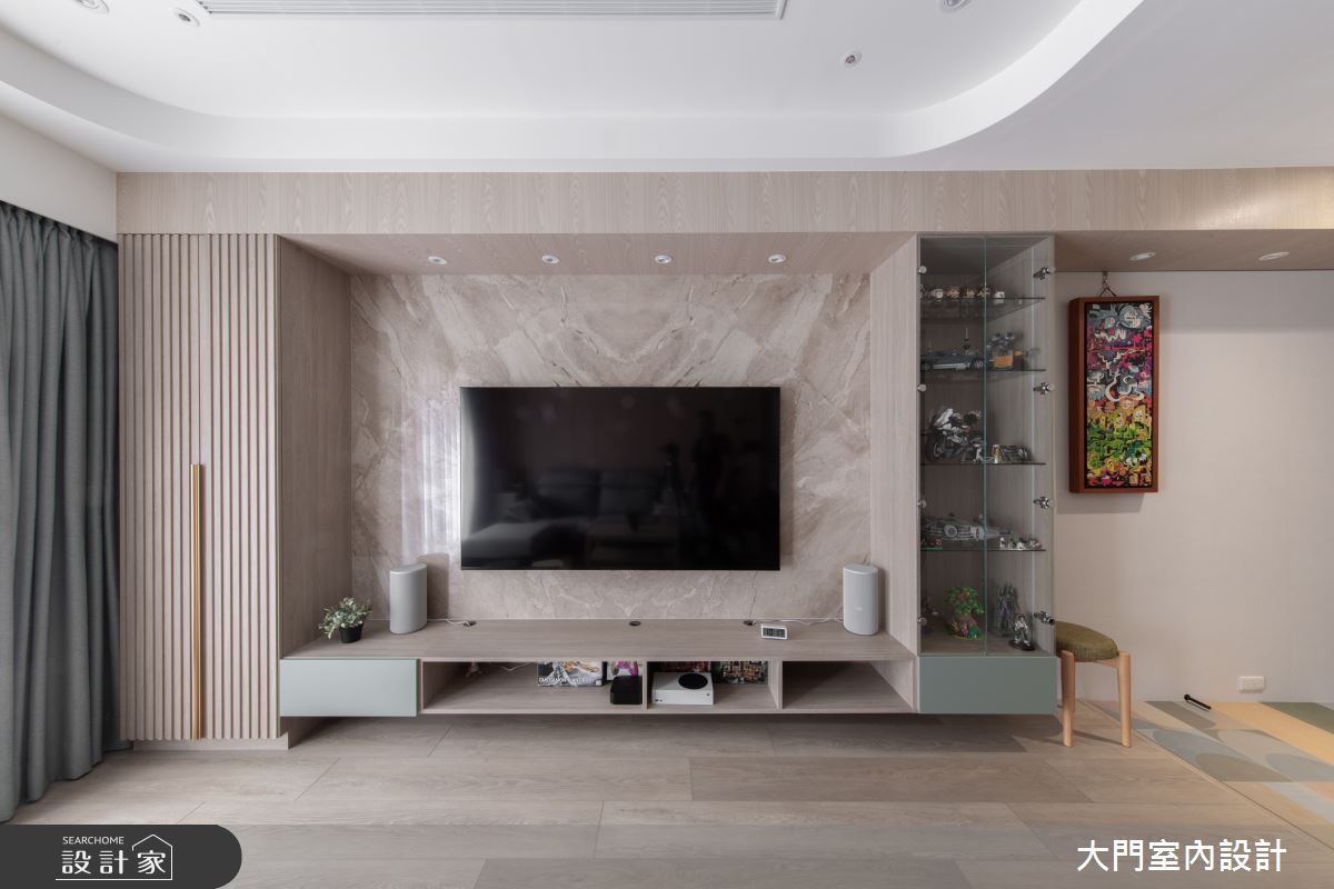 25坪中古屋(5~15年)＿現代風客廳案例圖片＿大門室內裝修設計工程有限公司＿大門_荼嶼之7