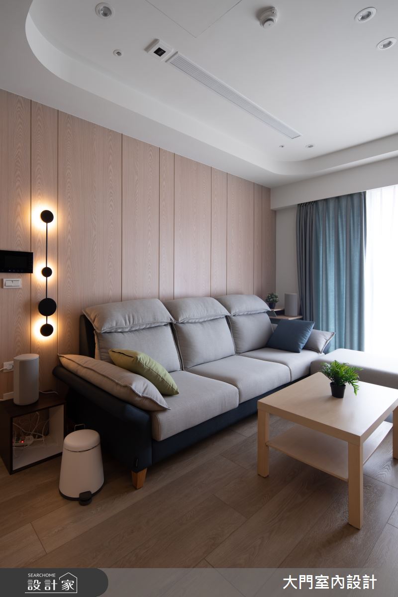 25坪中古屋(5~15年)＿現代風客廳案例圖片＿大門室內裝修設計工程有限公司＿大門_荼嶼之9