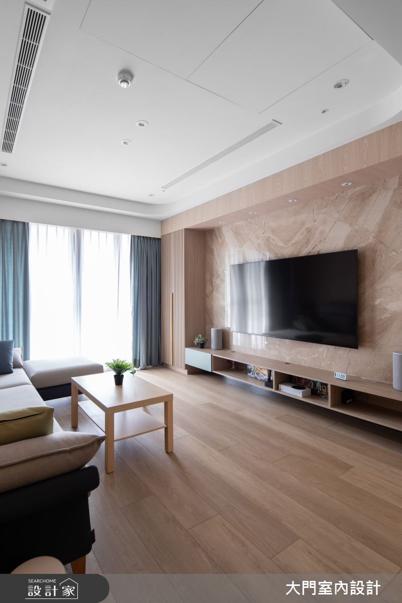 25坪中古屋(5~15年)＿現代風客廳案例圖片＿大門室內裝修設計工程有限公司＿大門_荼嶼之10