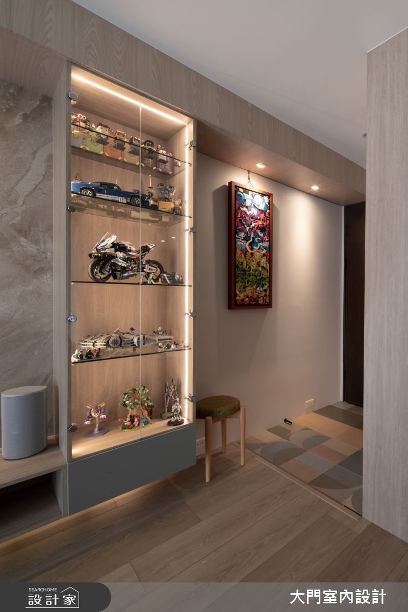 25坪中古屋(5~15年)＿現代風玄關案例圖片＿大門室內裝修設計工程有限公司＿大門_荼嶼之2
