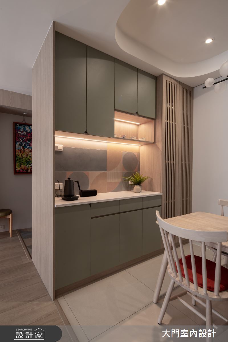 25坪中古屋(5~15年)＿現代風餐廳案例圖片＿大門室內裝修設計工程有限公司＿大門_荼嶼之15